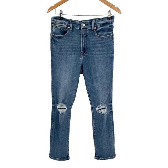 Good American Good Legs stovepipe jeans size 10/30 - Picture 2 of 8